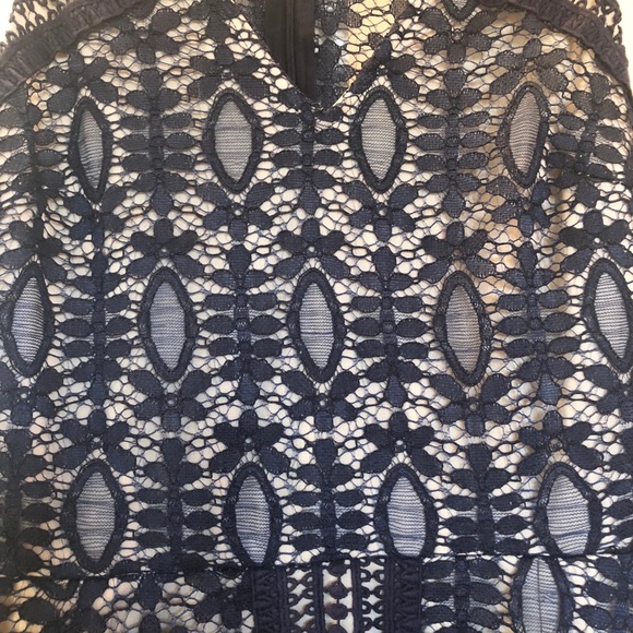 Blue Crochet Dress - Picture 2 of 3